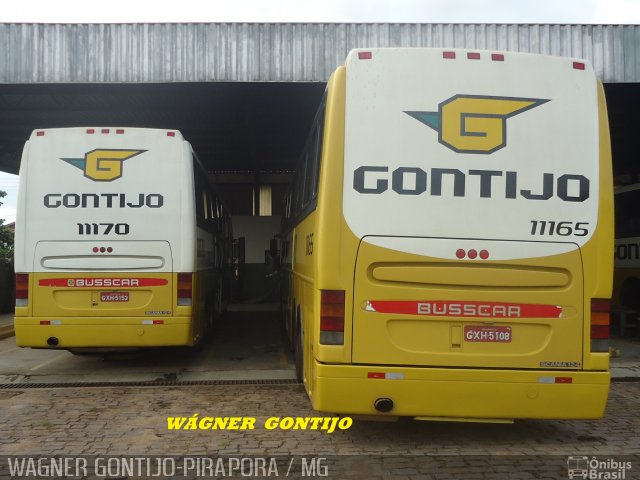 Empresa Gontijo de Transportes 11165 na cidade de Pirapora, Minas Gerais, Brasil, por Wagner Gontijo Várzea da Palma-mg. Número da foto: #838056.