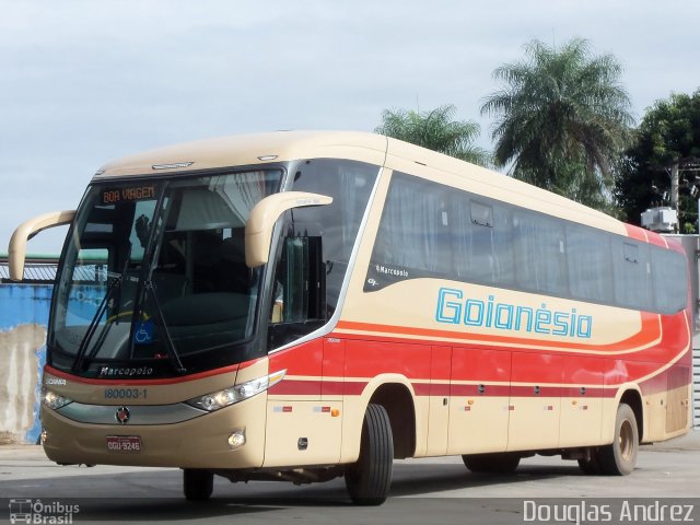 Auto Viação Goianésia 180003-1 na cidade de Goiânia, Goiás, Brasil, por Douglas Andrez. Número da foto: #836979.