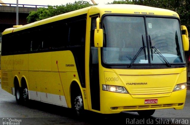 Viação Itapemirim 50080 na cidade de Rio de Janeiro, Rio de Janeiro, Brasil, por Rafael da Silva Xarão. Número da foto: #836783.