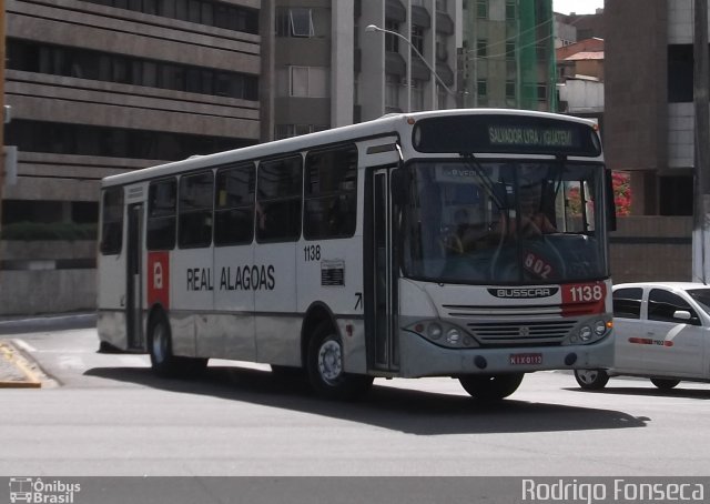 Real Alagoas de Viação 1138 na cidade de Maceió, Alagoas, Brasil, por Rodrigo Fonseca. Número da foto: #837826.