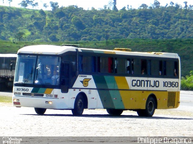 Empresa Gontijo de Transportes 10360 na cidade de João Monlevade, Minas Gerais, Brasil, por Philippe Almeida. ID da foto: 839912.