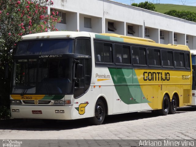 Empresa Gontijo de Transportes 15360 na cidade de Governador Valadares, Minas Gerais, Brasil, por Adriano Minervino. Número da foto: #885295.