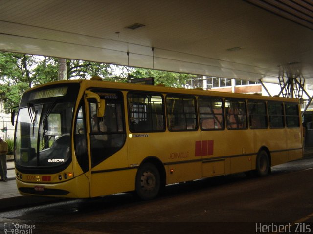 Gidion Transporte e Turismo 10014 na cidade de Joinville, Santa Catarina, Brasil, por Herbert Zils. Número da foto: #884540.