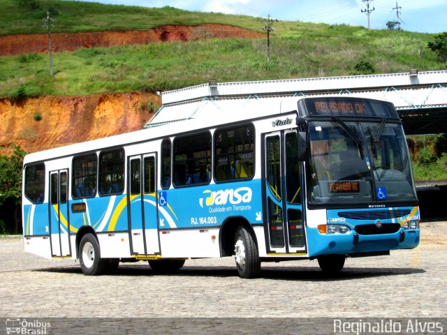 TRANSA - Transa Transporte Coletivo RJ 164.003 na cidade de Três Rios, Rio de Janeiro, Brasil, por Reginaldo Alves. Número da foto: #885394.