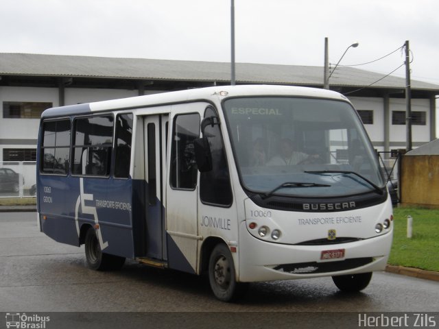 Gidion Transporte e Turismo 10060 na cidade de Joinville, Santa Catarina, Brasil, por Herbert Zils. Número da foto: #884209.