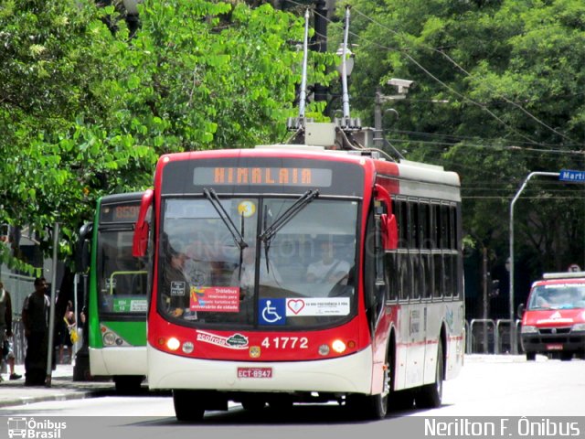 Himalaia Transportes > Ambiental Transportes Urbanos 4 1772 na cidade de São Paulo, São Paulo, Brasil, por Nerilton F. ônibus. Número da foto: #902650.