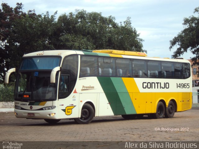 Empresa Gontijo de Transportes 14965 na cidade de Porto Velho, Rondônia, Brasil, por Alex da Silva Rodrigues. Número da foto: #903555.
