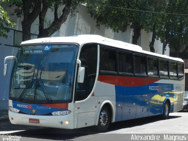 Viação Riodoce 90605 na cidade de Rio de Janeiro, Rio de Janeiro, Brasil, por Alexandre  Magnus. Número da foto: #902497.