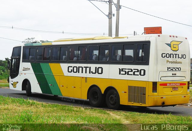 Empresa Gontijo de Transportes 15220 na cidade de Araxá, Minas Gerais, Brasil, por Lucas Borges . ID da foto: 903472.