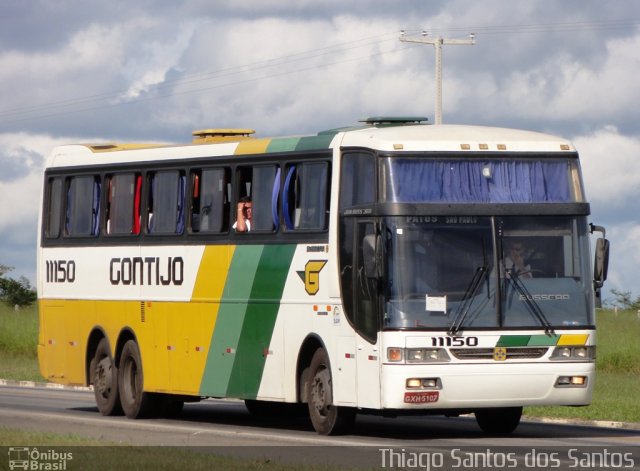 Empresa Gontijo de Transportes 11150 na cidade de Vitória da Conquista, Bahia, Brasil, por Thiago Santos. ID da foto: 903269.