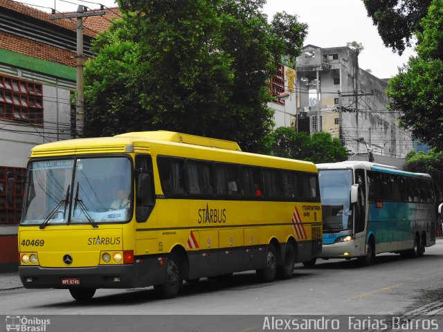 Viação Itapemirim 40469 na cidade de Rio de Janeiro, Rio de Janeiro, Brasil, por Alexsandro  Farias Barros. ID da foto: 902437.