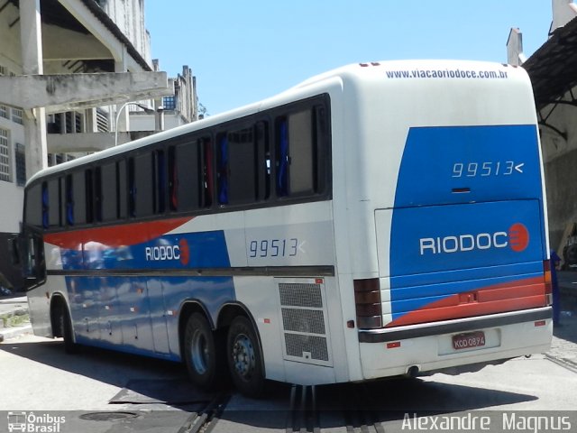 Viação Riodoce 99513 na cidade de Rio de Janeiro, Rio de Janeiro, Brasil, por Alexandre  Magnus. ID da foto: 902485.