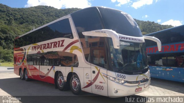 Imperatriz Turismo 9500 na cidade de Santo Amaro da Imperatriz, Santa Catarina, Brasil, por Luiz Carlos Machado. Número da foto: #904004.