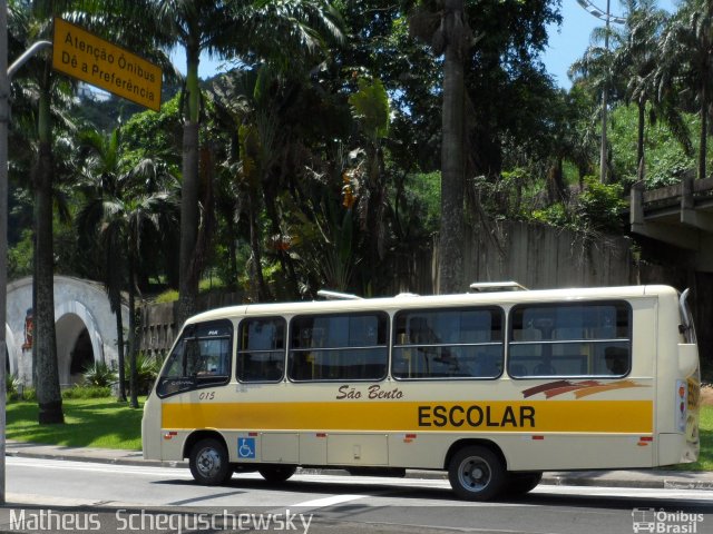 Viação São Bento Campinas - TEL Turismo 015 na cidade de Santos, São Paulo, Brasil, por Matheus  Scheguschewsky. ID da foto: 904523.