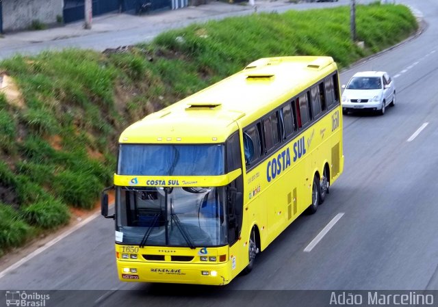 Costa Sul Turismo 1650 na cidade de Belo Horizonte, Minas Gerais, Brasil, por Adão Raimundo Marcelino. ID da foto: 906325.