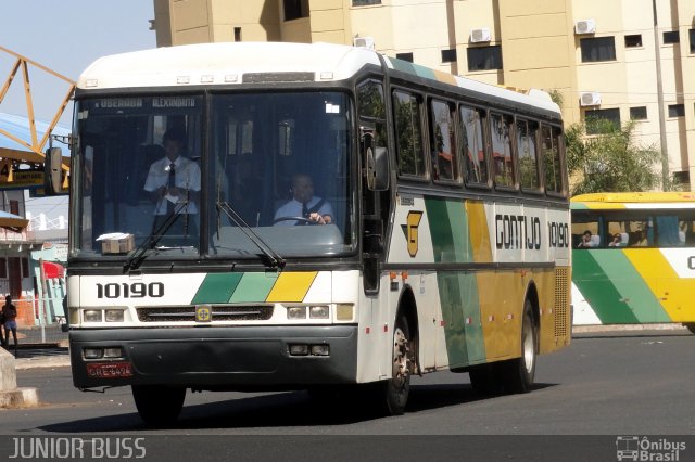 Empresa Gontijo de Transportes 10190 na cidade de Uberaba, Minas Gerais, Brasil, por JUNIOR JUNIOR. ID da foto: 907885.