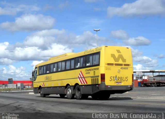 Viação Itapemirim 40469 na cidade de Vitória da Conquista, Bahia, Brasil, por Cleber Bus. ID da foto: 908032.