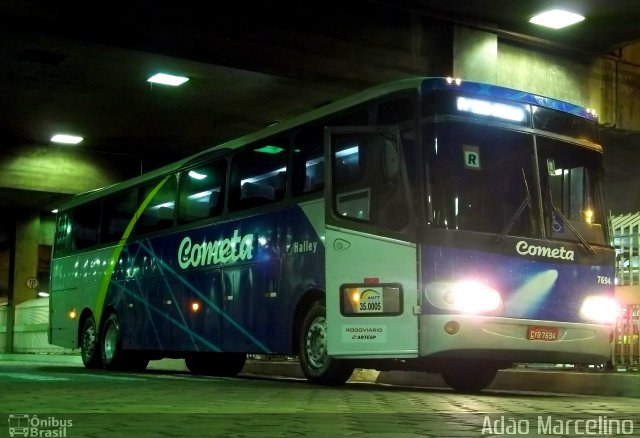 Viação Cometa 7694 na cidade de Belo Horizonte, Minas Gerais, Brasil, por Adão Raimundo Marcelino. Número da foto: #907996.
