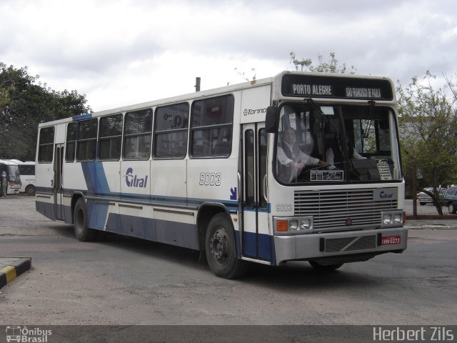 Citral Transporte e Turismo 9003 na cidade de Porto Alegre, Rio Grande do Sul, Brasil, por Herbert Zils. Número da foto: #907222.