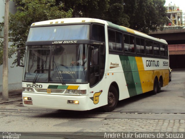 Empresa Gontijo de Transportes 15220 na cidade de Rio de Janeiro, Rio de Janeiro, Brasil, por André Luiz Gomes de Souza. ID da foto: 910007.