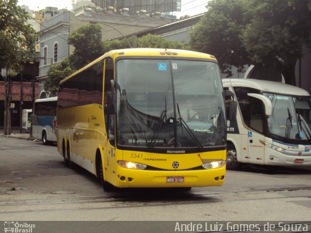 Viação Itapemirim 5541 na cidade de Rio de Janeiro, Rio de Janeiro, Brasil, por André Luiz Gomes de Souza. ID da foto: 910017.