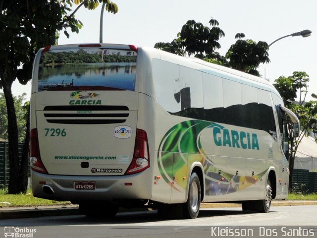 Viação Garcia 7296 na cidade de São Paulo, São Paulo, Brasil, por Kleisson  dos Santos. ID da foto: 910081.