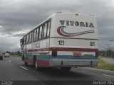 Expresso Vitória de Transportes 121 na cidade de Eldorado do Sul, Rio Grande do Sul, Brasil, por Herbert Zils. Número da foto: #909431.