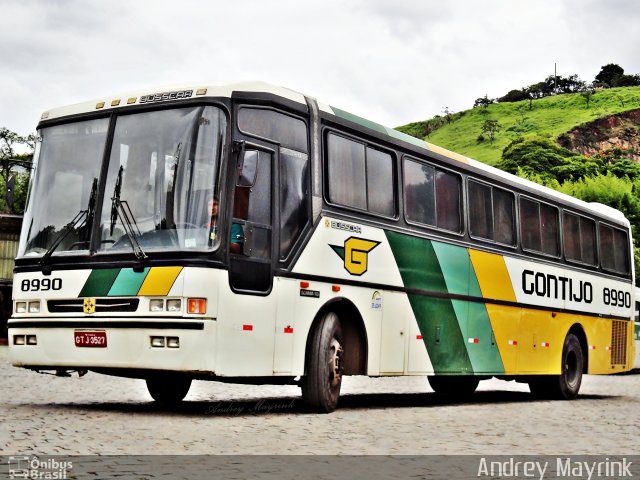 Empresa Gontijo de Transportes 8990 na cidade de Belo Horizonte, Minas Gerais, Brasil, por Andrey Gustavo. ID da foto: 911602.