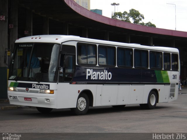 Planalto Transportes 361 na cidade de Porto Alegre, Rio Grande do Sul, Brasil, por Herbert Zils. ID da foto: 910886.