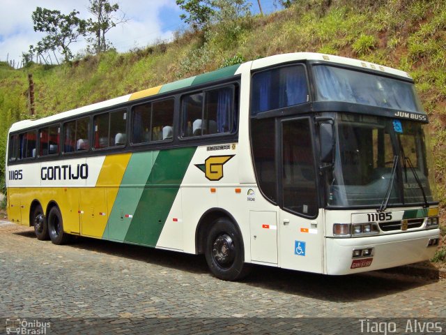 Empresa Gontijo de Transportes 11185 na cidade de João Monlevade, Minas Gerais, Brasil, por Tiago  Alves. ID da foto: 912659.