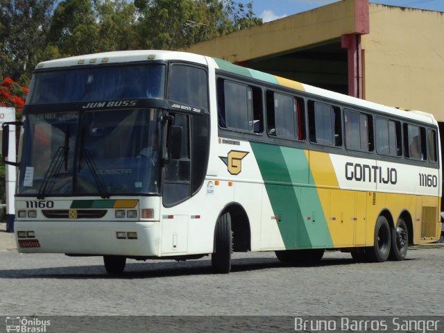 Empresa Gontijo de Transportes 11160 na cidade de Garanhuns, Pernambuco, Brasil, por Bruno Barros Sanger. ID da foto: 912626.