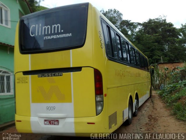 Viação Itapemirim 9009 na cidade de Afonso Cláudio, Espírito Santo, Brasil, por Gilberto Martins. ID da foto: 912388.