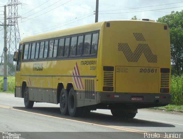 Viação Itapemirim 20561 na cidade de Campos dos Goytacazes, Rio de Janeiro, Brasil, por Paulo  Junior. ID da foto: 912633.