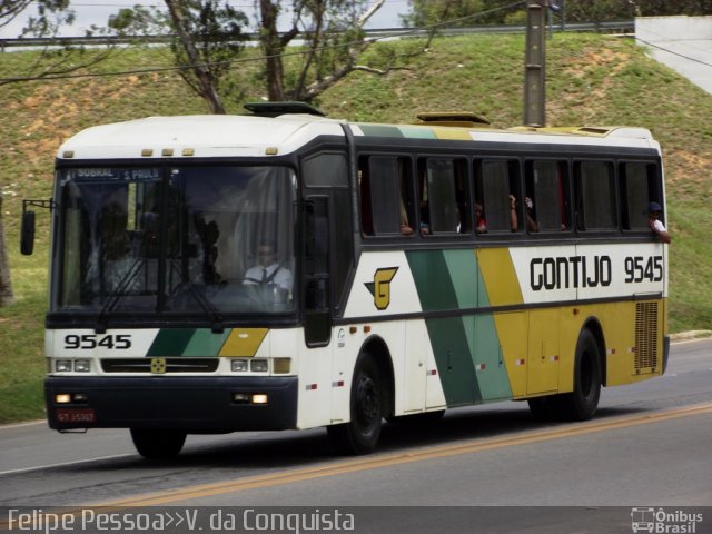 Empresa Gontijo de Transportes 9545 na cidade de Vitória da Conquista, Bahia, Brasil, por Felipe Pessoa de Albuquerque. ID da foto: 912978.