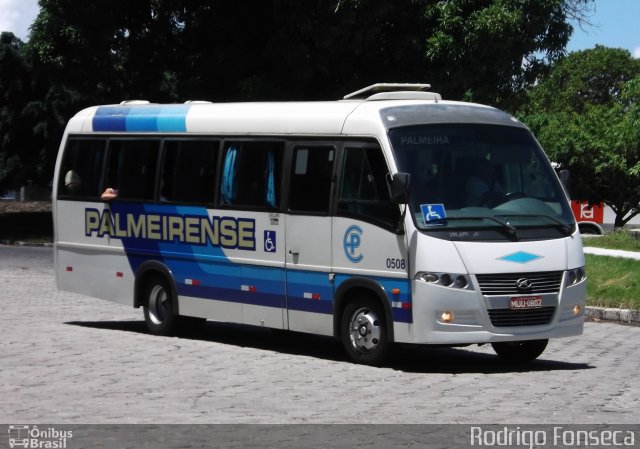 Expresso Palmeirense 0508 na cidade de Maceió, Alagoas, Brasil, por Rodrigo Fonseca. Número da foto: #915801.