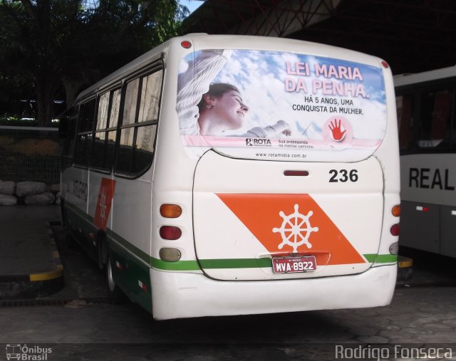 Auto Viação Veleiro 236 na cidade de Maceió, Alagoas, Brasil, por Rodrigo Fonseca. ID da foto: 915850.