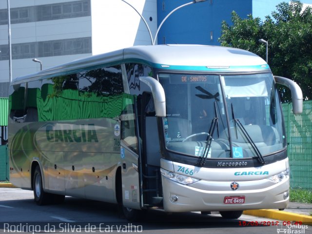Viação Garcia 7466 na cidade de São Paulo, São Paulo, Brasil, por Rodrigo S. G Busólogo do Brasil. Número da foto: #915761.