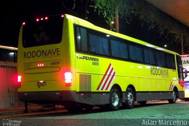 Viação Itapemirim 6809 na cidade de Belo Horizonte, Minas Gerais, Brasil, por Adão Raimundo Marcelino. Número da foto: #915633.