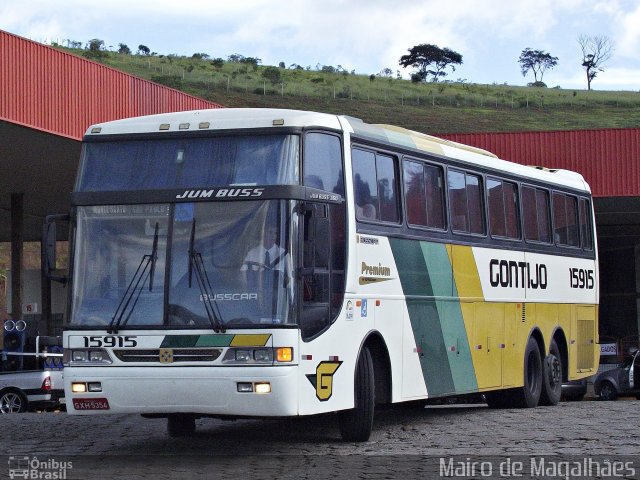 Empresa Gontijo de Transportes 15915 na cidade de João Monlevade, Minas Gerais, Brasil, por Mairo de Magalhães. ID da foto: 917733.