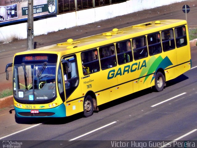 Viação Garcia 7675 na cidade de Maringá, Paraná, Brasil, por Victor Hugo Guedes Pereira. Número da foto: #917876.