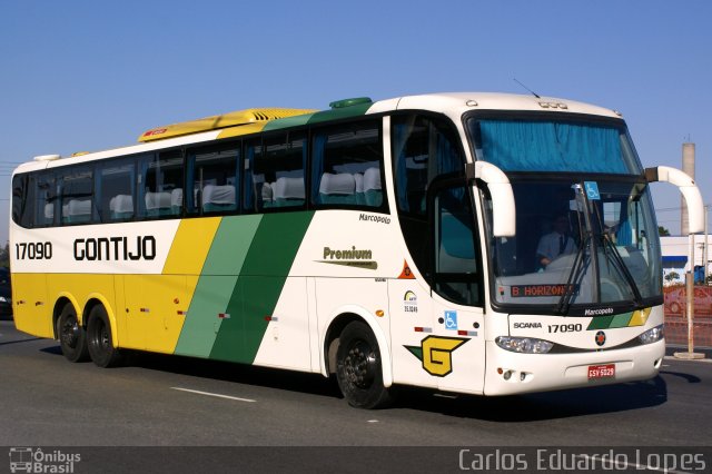 Empresa Gontijo de Transportes 17090 na cidade de São Paulo, São Paulo, Brasil, por Carlos Eduardo Lopes. Número da foto: #918166.