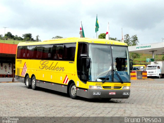 Viação Itapemirim 45107 na cidade de João Monlevade, Minas Gerais, Brasil, por Bruno Pessoa e Pessoa. Número da foto: #917116.