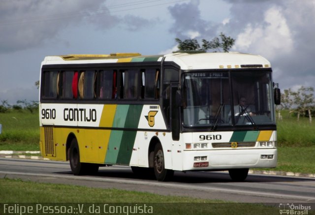 Empresa Gontijo de Transportes 9610 na cidade de Vitória da Conquista, Bahia, Brasil, por Felipe Pessoa de Albuquerque. ID da foto: 917193.