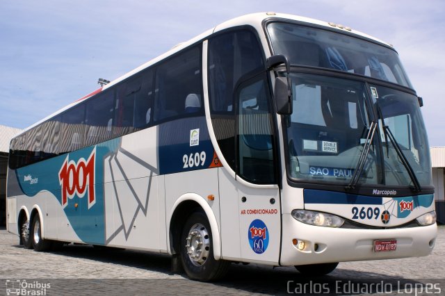 Auto Viação 1001 2609 na cidade de Rio de Janeiro, Rio de Janeiro, Brasil, por Carlos Eduardo Lopes. Número da foto: #917936.
