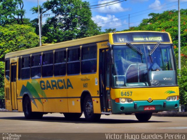 Viação Garcia 6457 na cidade de Maringá, Paraná, Brasil, por Victor Hugo Guedes Pereira. Número da foto: #917864.