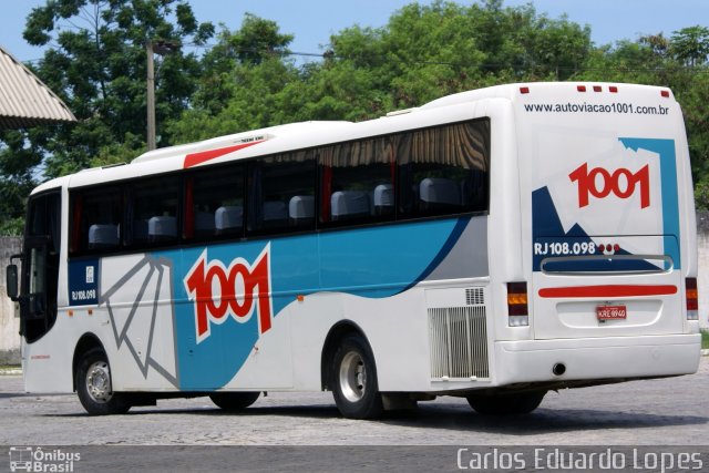 Auto Viação 1001 RJ 108.098 na cidade de Rio de Janeiro, Rio de Janeiro, Brasil, por Carlos Eduardo Lopes. ID da foto: 918022.