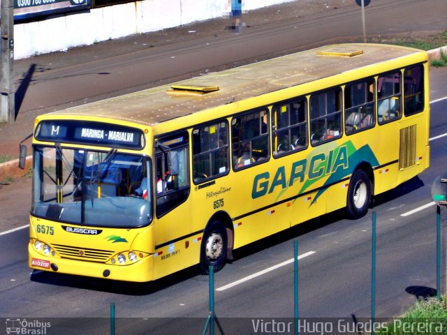 Viação Garcia 6575 na cidade de Maringá, Paraná, Brasil, por Victor Hugo Guedes Pereira. ID da foto: 918351.