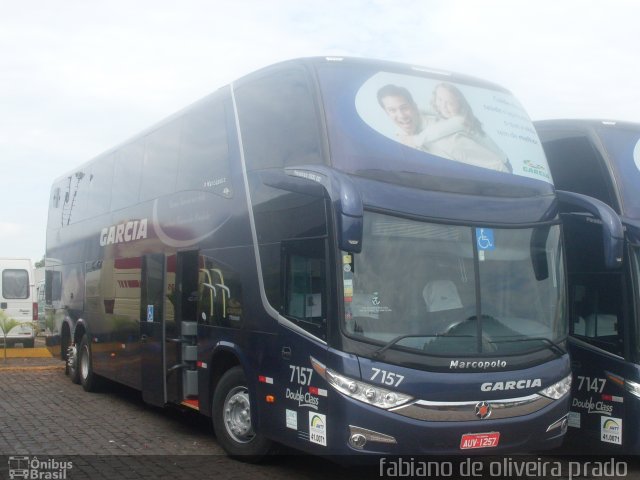 Viação Garcia 7157 na cidade de Londrina, Paraná, Brasil, por Fabiano de Oliveira Prado. Número da foto: #918489.