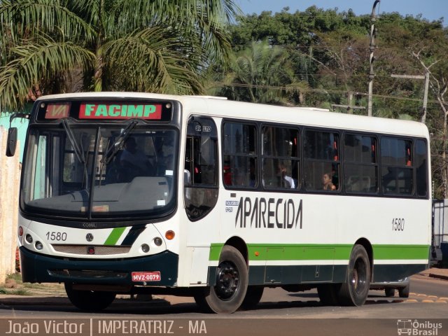 Viação Nossa Senhora Aparecida 1580 na cidade de Imperatriz, Maranhão, Brasil, por João Victor. Número da foto: #920215.