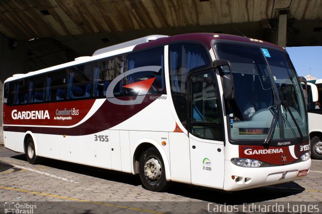 Expresso Gardenia 3155 na cidade de Belo Horizonte, Minas Gerais, Brasil, por Carlos Eduardo Lopes. Número da foto: #918646.